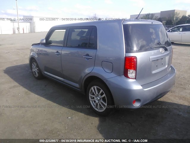 JTLZE4FE5B1123362 - 2011 TOYOTA SCION XB SILVER photo 3