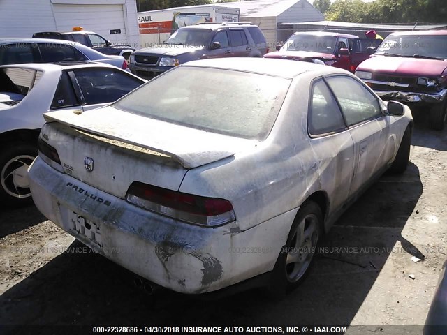 JHMBB614XXC002515 - 1999 HONDA PRELUDE WHITE photo 4