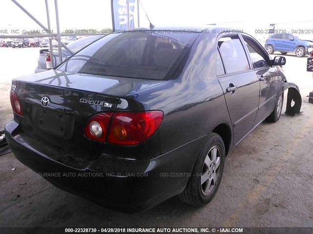 JTDBR32E630016183 - 2003 TOYOTA COROLLA CE/LE BLACK photo 4