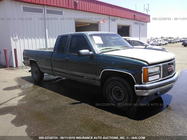 1GTGC29R4WE552213 - 1998 GMC SIERRA C2500 GREEN photo 1