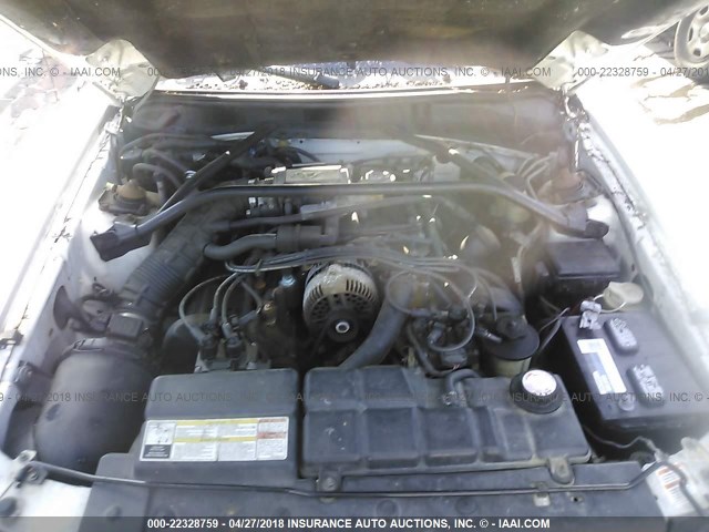 1FALP45X6TF231322 - 1996 FORD MUSTANG GT WHITE photo 10