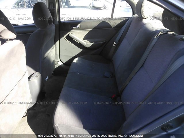 JHMES95615S024741 - 2005 HONDA CIVIC HYBRID GRAY photo 8