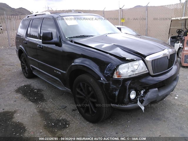 5LMEU88H93ZJ29723 - 2003 LINCOLN AVIATOR BLACK photo 1