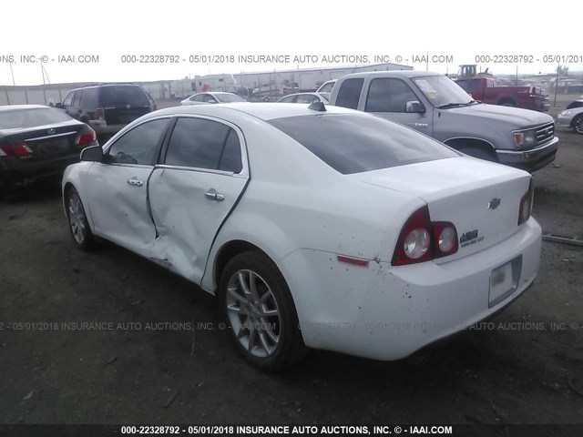 1G1ZG5E71CF106182 - 2012 CHEVROLET MALIBU LTZ 白色 照片 3