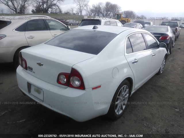 1G1ZG5E71CF106182 - 2012 CHEVROLET MALIBU LTZ 白色 照片 4