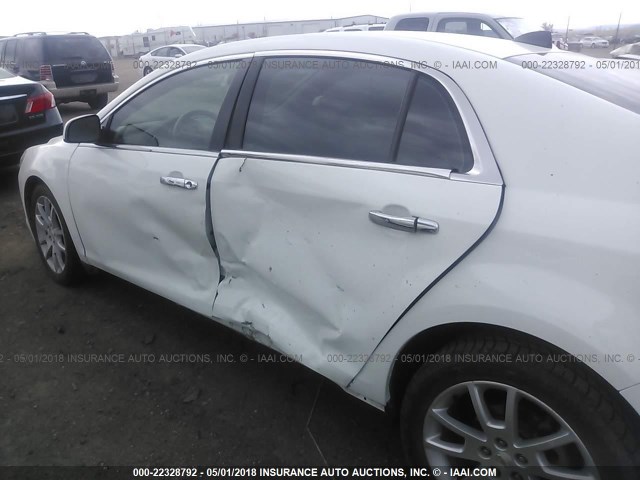 1G1ZG5E71CF106182 - 2012 CHEVROLET MALIBU LTZ 白色 照片 6