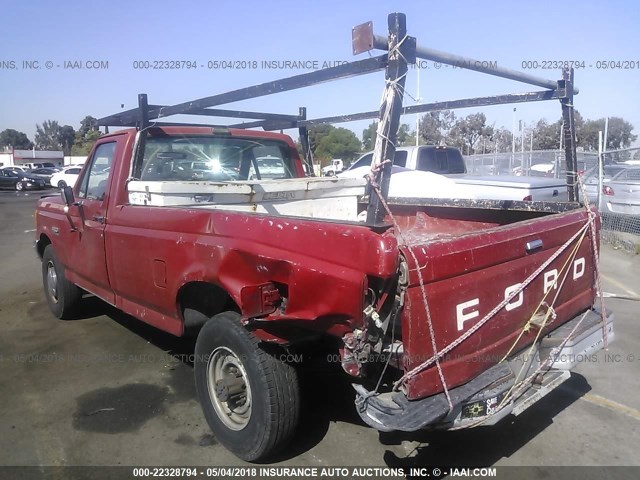 2FTHF25H2LCA73279 - 1990 FORD F250 RED photo 1