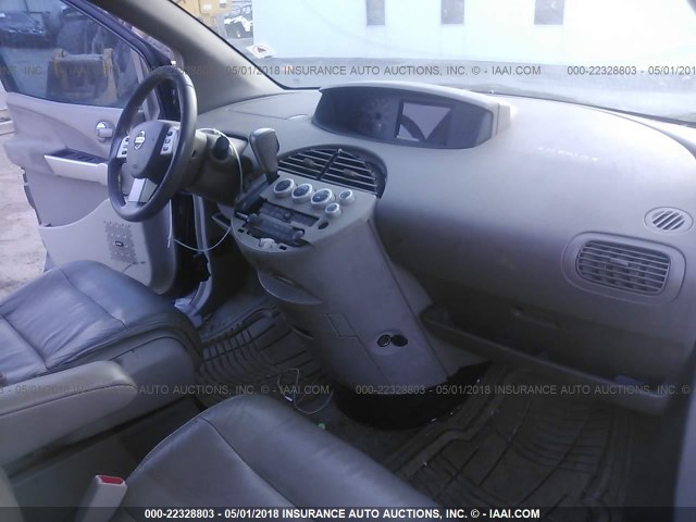 5N1BV28U84N338411 - 2004 NISSAN QUEST S/SE/SL GRAY photo 5