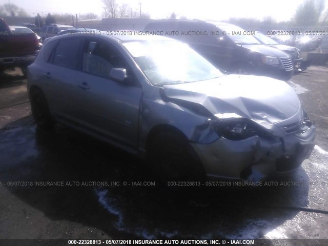 JM1BK343161414609 - 2006 MAZDA 3 HATCHBACK GRAY photo 1