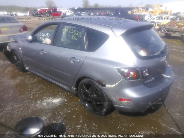 JM1BK343161414609 - 2006 MAZDA 3 HATCHBACK GRAY photo 3