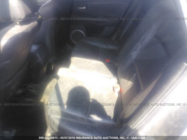JM1BK343161414609 - 2006 MAZDA 3 HATCHBACK GRAY photo 8