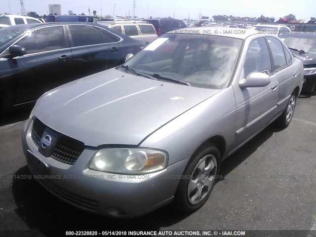 3N1CB51D74L908205 - 2004 NISSAN SENTRA 1.8/1.8S SILVER photo 2