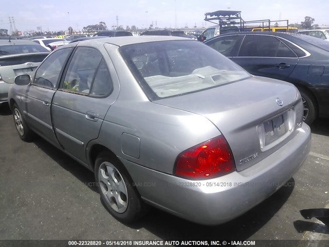 3N1CB51D74L908205 - 2004 NISSAN SENTRA 1.8/1.8S SILVER photo 3