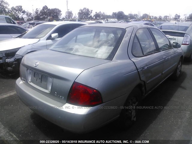 3N1CB51D74L908205 - 2004 NISSAN SENTRA 1.8/1.8S SILVER photo 4