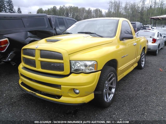 1D7HU16D74J224458 - 2004 DODGE RAM 1500 ST/SLT YELLOW photo 2