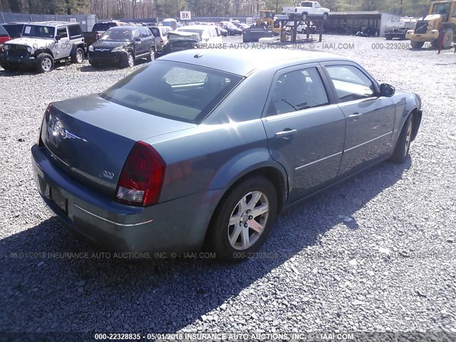 2C3KA53G46H325352 - 2006 CHRYSLER 300 TOURING GRAY photo 4