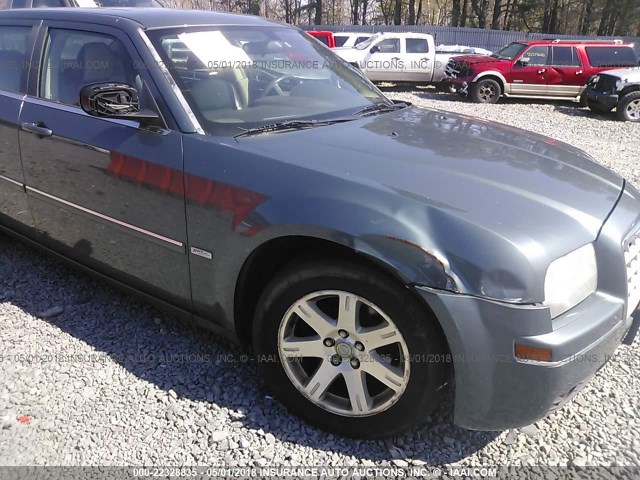 2C3KA53G46H325352 - 2006 CHRYSLER 300 TOURING GRAY photo 6