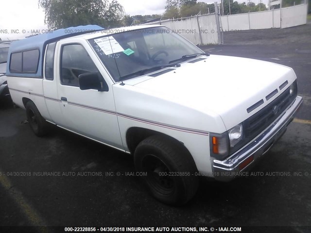 1N6SD16S9LC348312 - 1990 NISSAN D21 KING CAB WHITE photo 1