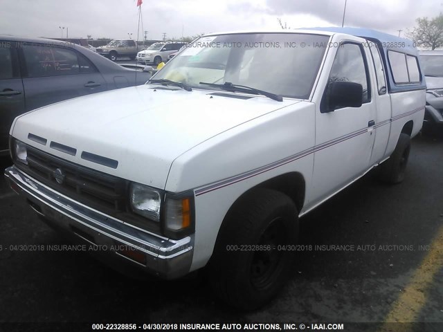 1N6SD16S9LC348312 - 1990 NISSAN D21 KING CAB WHITE photo 2