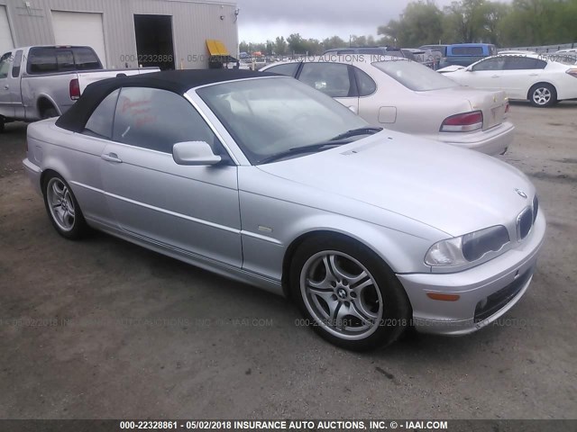 WBABS33441JY51939 - 2001 BMW 325 CI SILVER photo 1