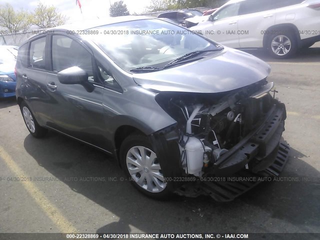 3N1CE2CP0GL402491 - 2016 NISSAN VERSA NOTE S/S PLUS/SV/SL/SR GRAY photo 1