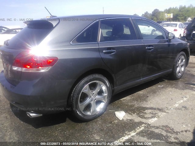 4T3ZK11A69U012841 - 2009 TOYOTA VENZA GRAY photo 4