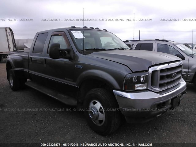 1FTWW33F43EA19877 - 2003 FORD F350 SUPER DUTY GRAY photo 1