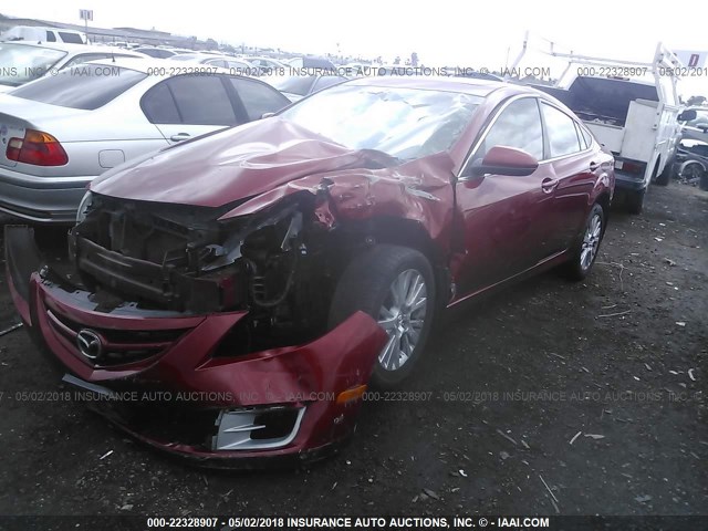 1YVHP82A195M01473 - 2009 MAZDA 6 I წითელი ფოტო 2
