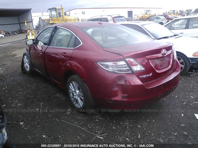 1YVHP82A195M01473 - 2009 MAZDA 6 I RED photo 3