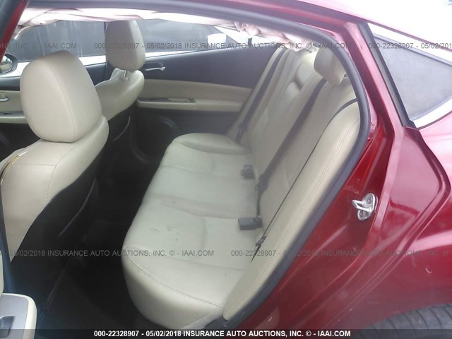 1YVHP82A195M01473 - 2009 MAZDA 6 I წითელი ფოტო 8