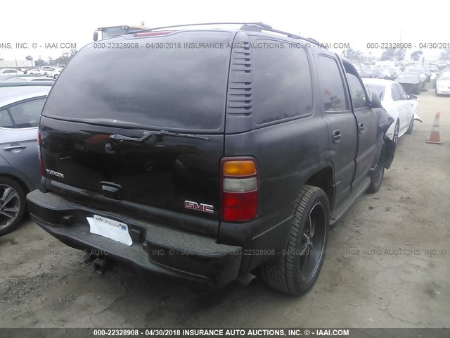 1GKEK63U03J213177 - 2003 GMC YUKON DENALI BLACK photo 4