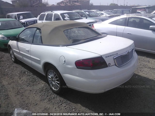 1C3EL55R85N692878 - 2005 CHRYSLER SEBRING TOURING WHITE photo 3