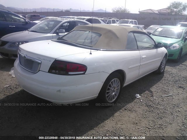 1C3EL55R85N692878 - 2005 CHRYSLER SEBRING TOURING WHITE photo 4