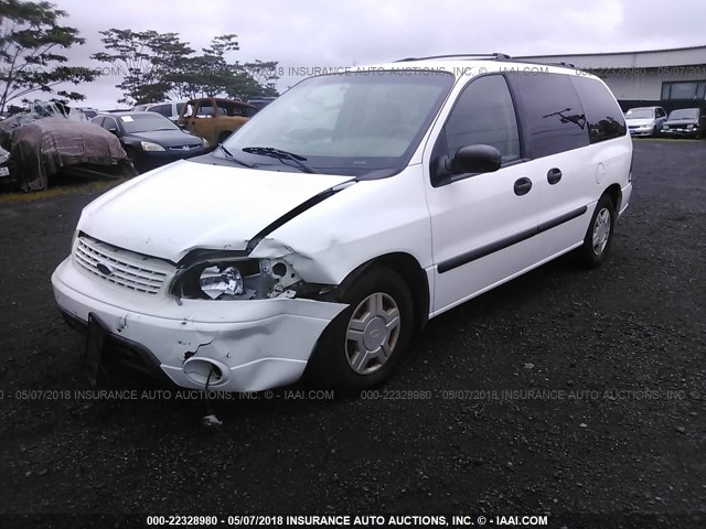 2FMZA51443BA77746 - 2003 FORD WINDSTAR LX WHITE photo 2