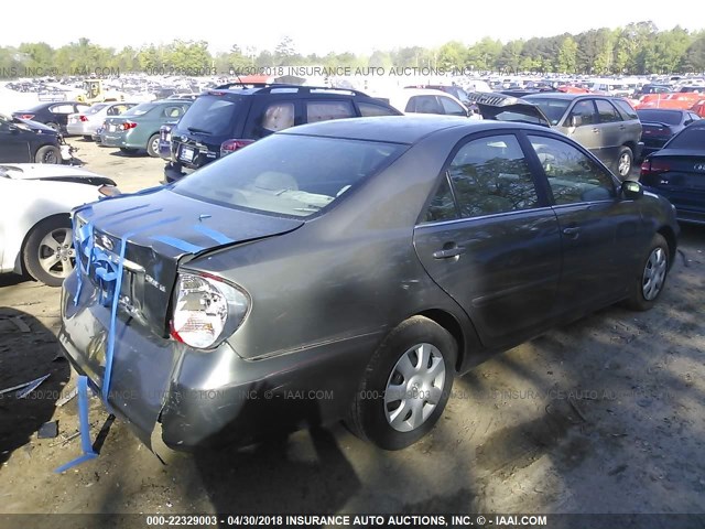 4T1BE32K14U921101 - 2004 TOYOTA CAMRY LE/XLE/SE ნაცრისფერი ფოტო 4