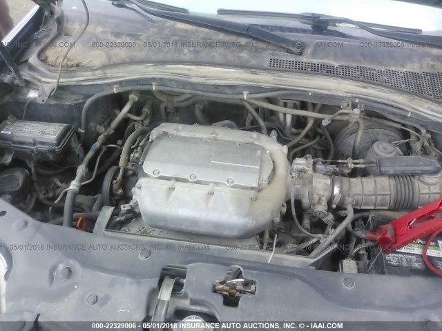 2HNYD18851H520032 - 2001 ACURA MDX TOURING BLACK photo 10