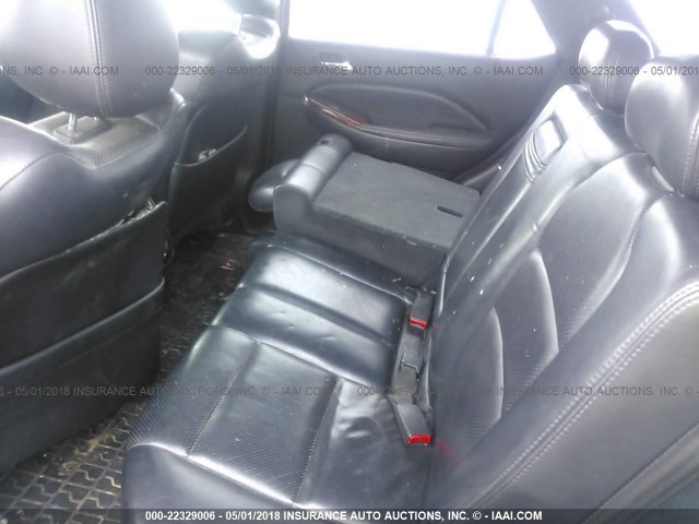 2HNYD18851H520032 - 2001 ACURA MDX TOURING BLACK photo 8