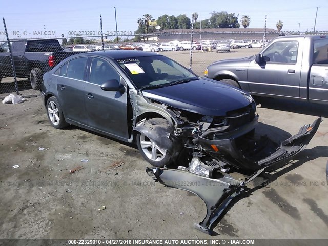 1G1PE5SB6D7162264 - 2013 CHEVROLET CRUZE LT GRAY photo 1