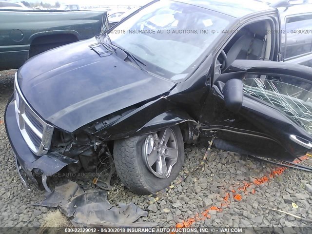 1D8HB58NX8F144854 - 2008 DODGE DURANGO LIMITED BLACK photo 6