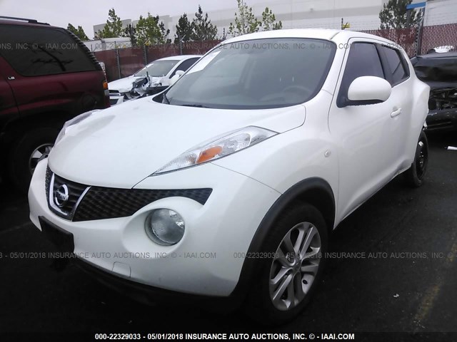 JN8AF5MR5DT213947 - 2013 NISSAN JUKE S/SV/SL WHITE photo 2