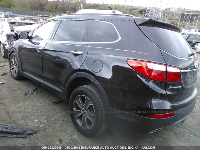 KM8SMDHF7DU015120 - 2013 HYUNDAI SANTA FE GLS/LIMITED BLACK photo 3