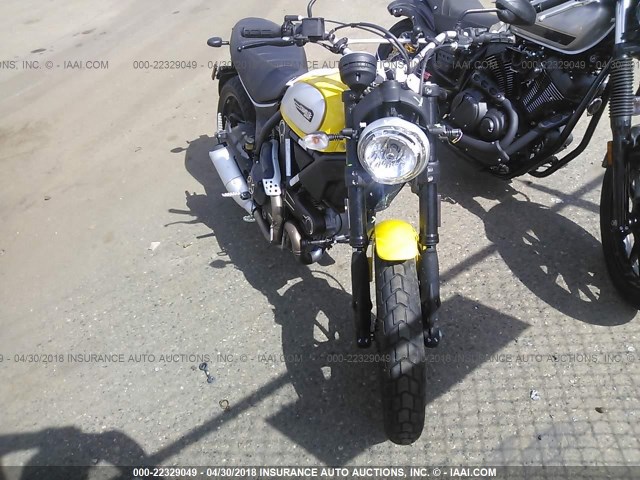 ML015ANM2GT007726 - 2016 DUCATI SCRAMBLER 800 YELLOW photo 5