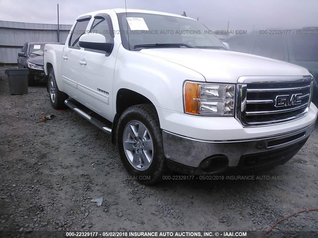 3GTP2WE72CG156929 - 2012 GMC SIERRA K1500 SLT WHITE photo 1