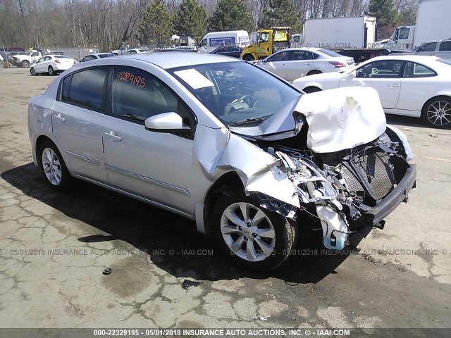 3N1AB6AP4AL671854 - 2010 NISSAN SENTRA 2.0/2.0S/SR/2.0SL SILVER photo 1