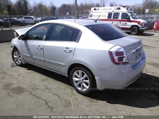 3N1AB6AP4AL671854 - 2010 NISSAN SENTRA 2.0/2.0S/SR/2.0SL SILVER photo 3