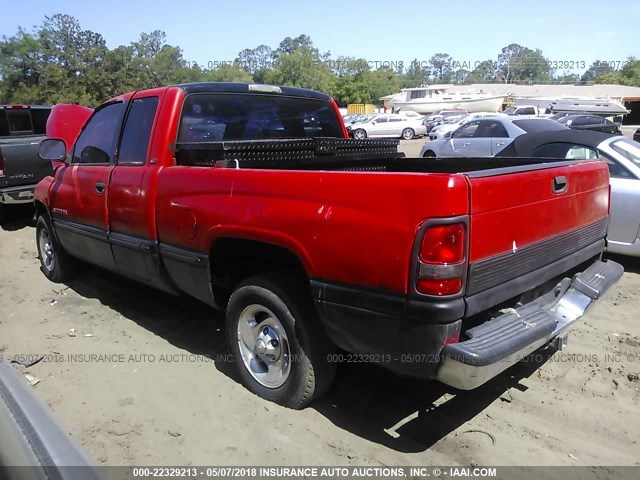 3B7HC13Z6WG228583 - 1998 DODGE RAM 1500 RED photo 3