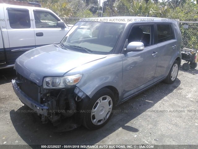 JTLKE50E891073311 - 2009 TOYOTA SCION XB BLUE photo 2
