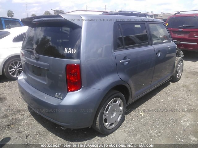 JTLKE50E891073311 - 2009 TOYOTA SCION XB BLUE photo 4