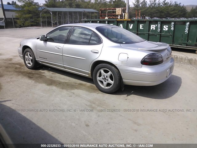 1G2WK52J12F205256 - 2002 PONTIAC GRAND PRIX SE SILVER photo 3