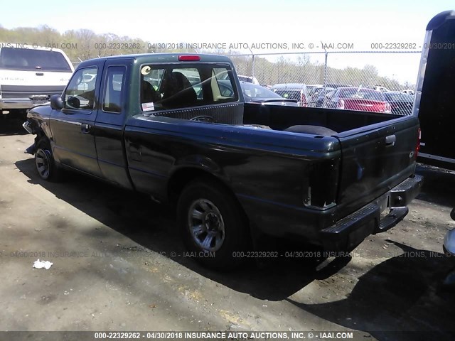 1FTYR14V83TA33593 - 2003 FORD RANGER SUPER CAB GREEN photo 3